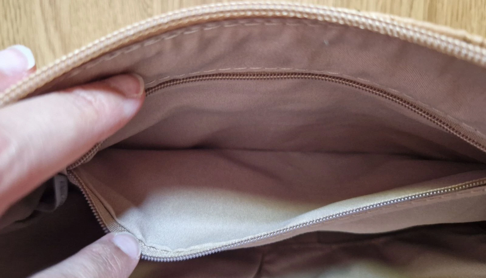 Cork-style handheld bag 🌿 convertible crossbody NEW – photo 8